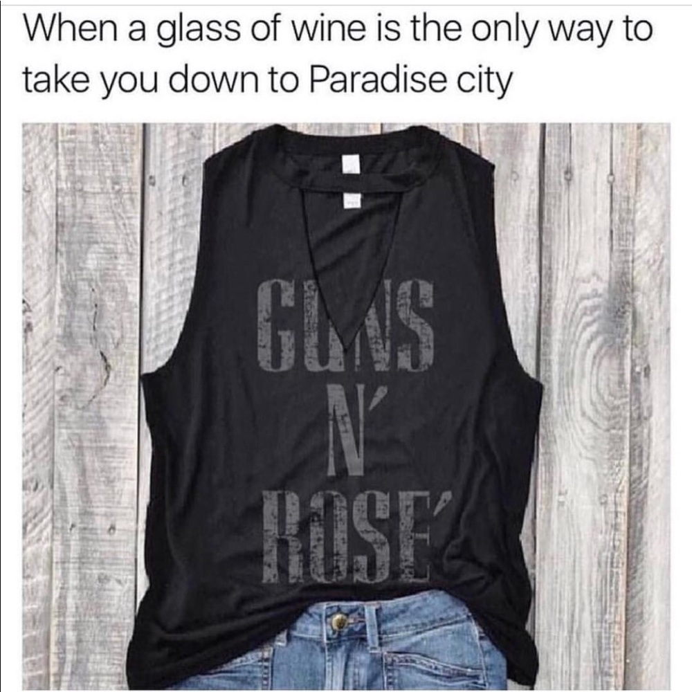 Rosè tank top
